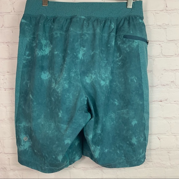 Lululemon men’s lined T.H.E Short 9*H2O swim active drawstring zip pocket Medium - Picture 2 of 6